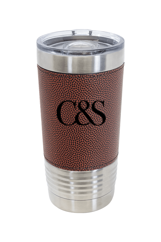 20 oz. Football Tumbler with Slider Lid