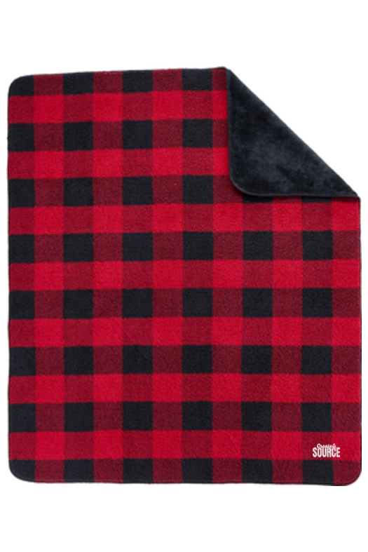 Black/ Red Buffalo Plaid