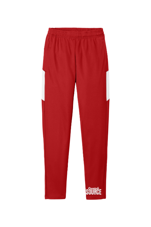 Deep Red/ White
