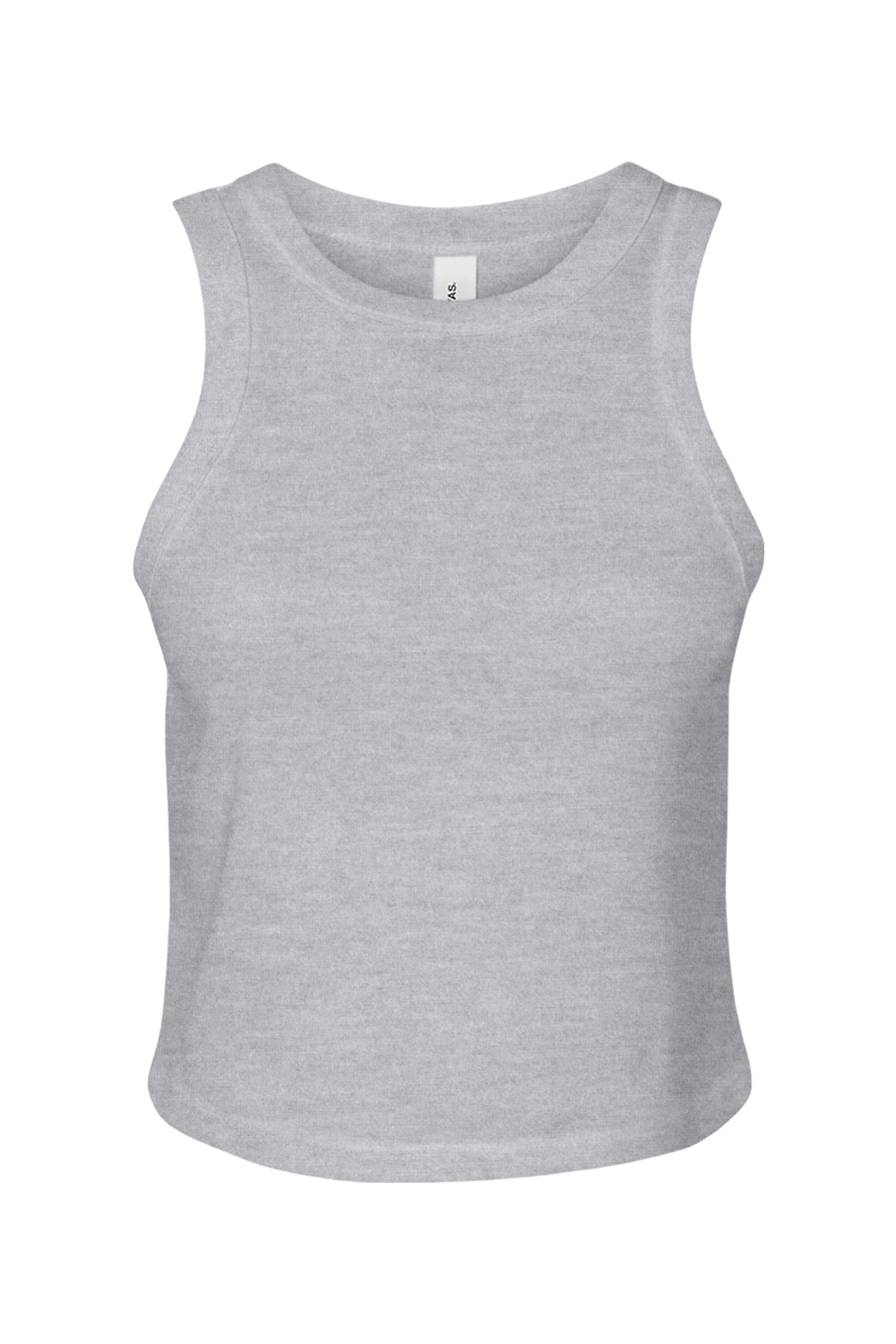 Bella + Canvas Women's Micro Rib Racer Tank in Athletic Heather