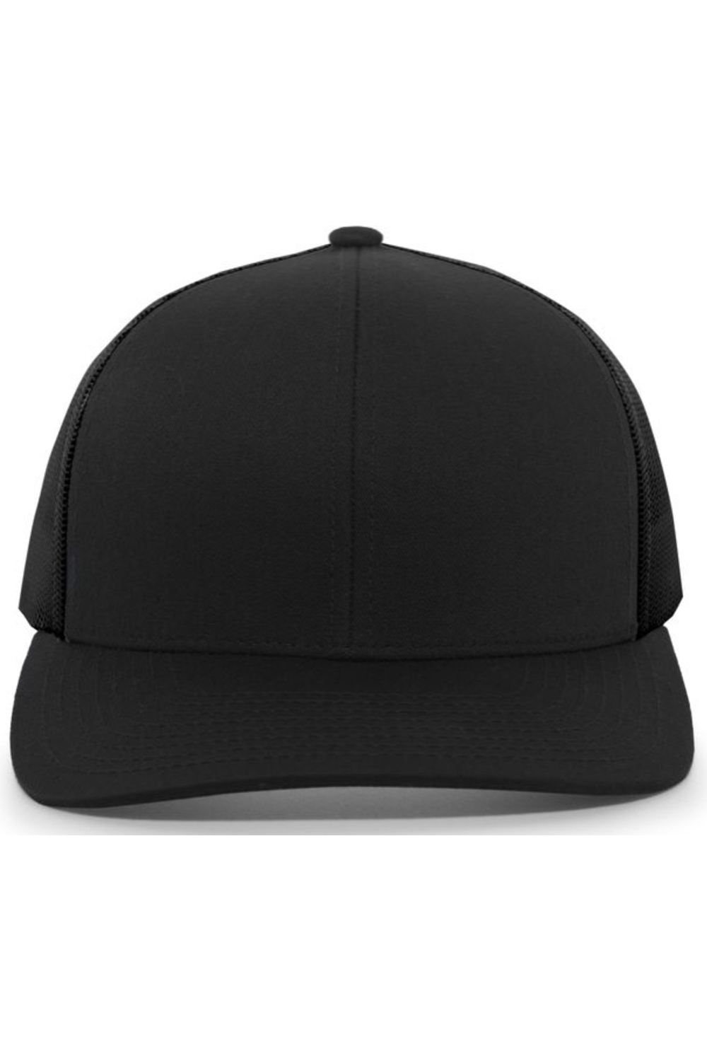 Pacific Headwear Trucker Snapback Hat in Black