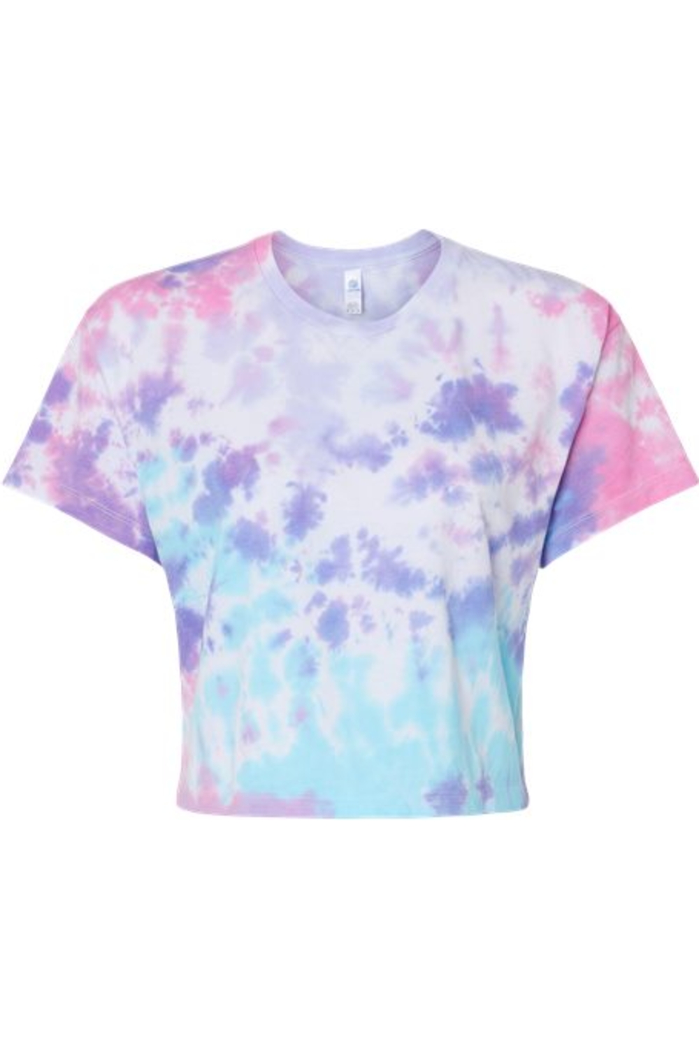 Colortone Women's Tie-Dyed Crop T-Shirt