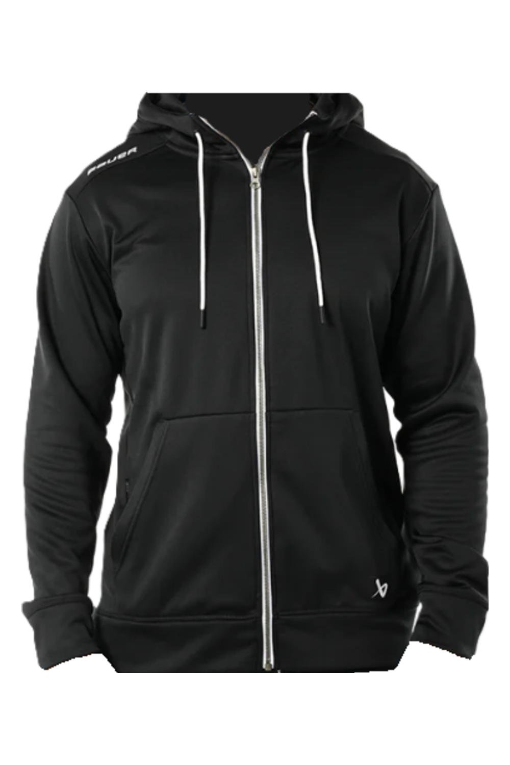 Bauer Team Fleece Zip Hoodie in Black