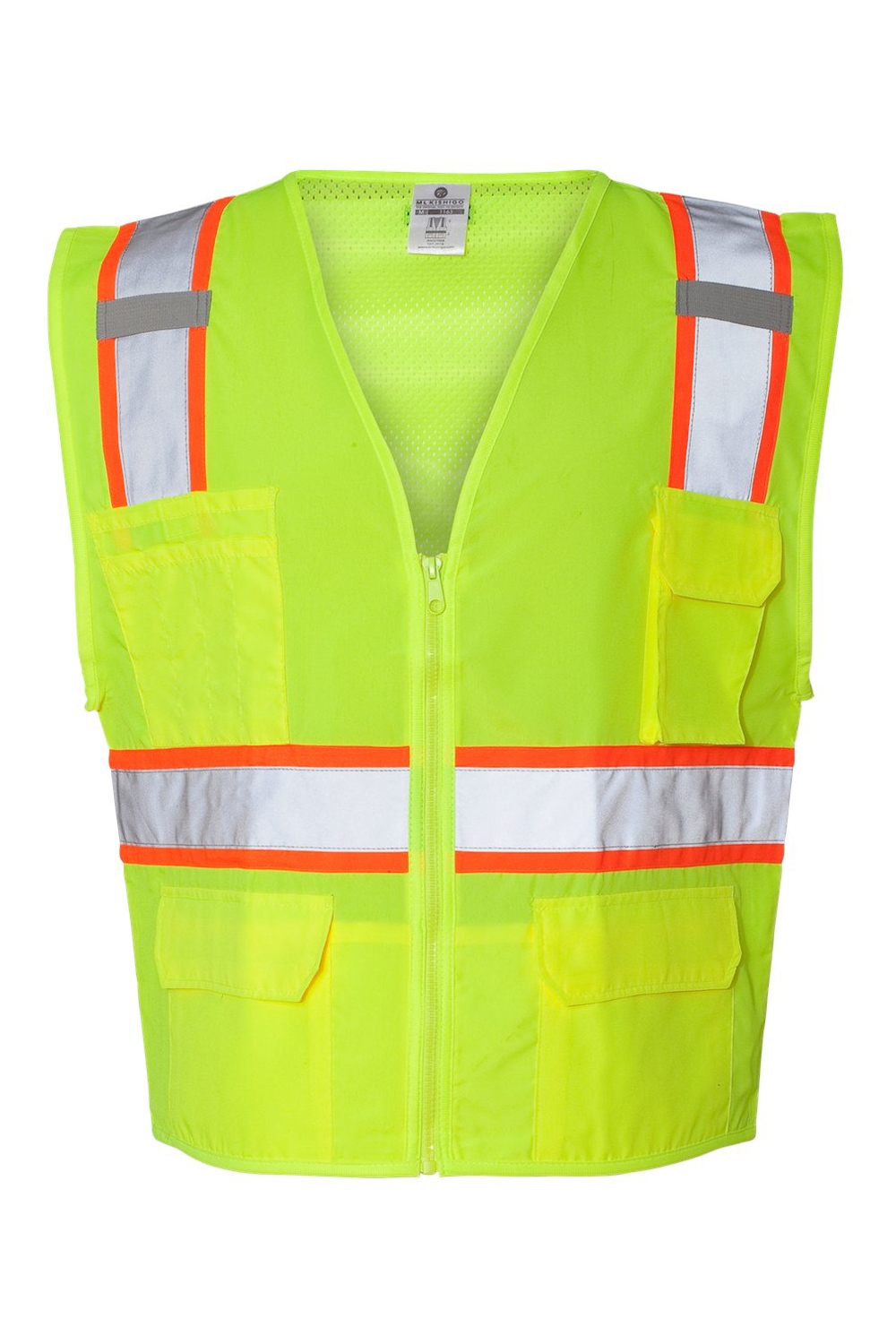 Kishigo Unisex Ultra-Cool™ Solid Front Vest with Mesh Back