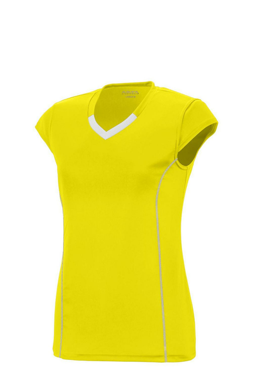 Augusta Sportswear Women's Blash Jersey in Power Yellow/ White