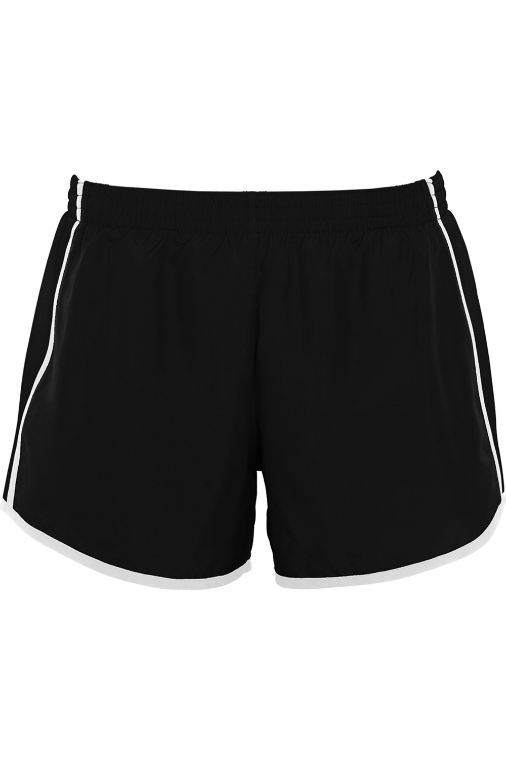 Augusta Sportswear Girls' Pulse Team Shorts in Black/ Black/ White