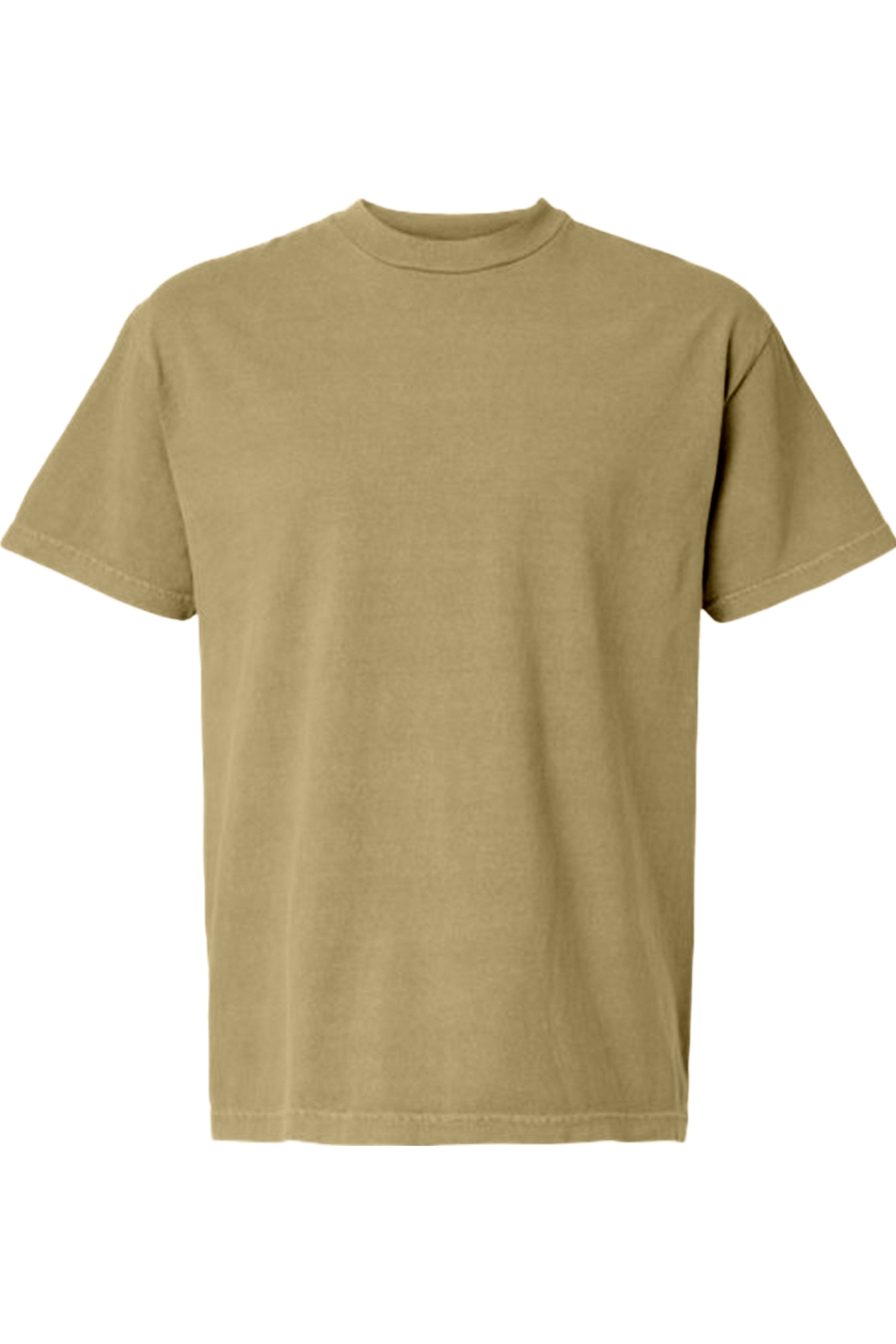 American Apparel Garment-Dyed Heavyweight Cotton Tee in Faded Army