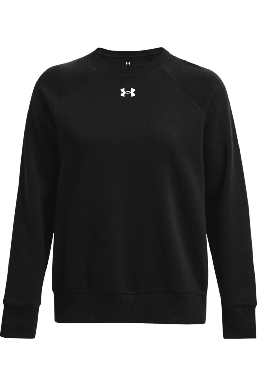 Under Armour Ladies' Rival Fleece Sweatshirt in Black