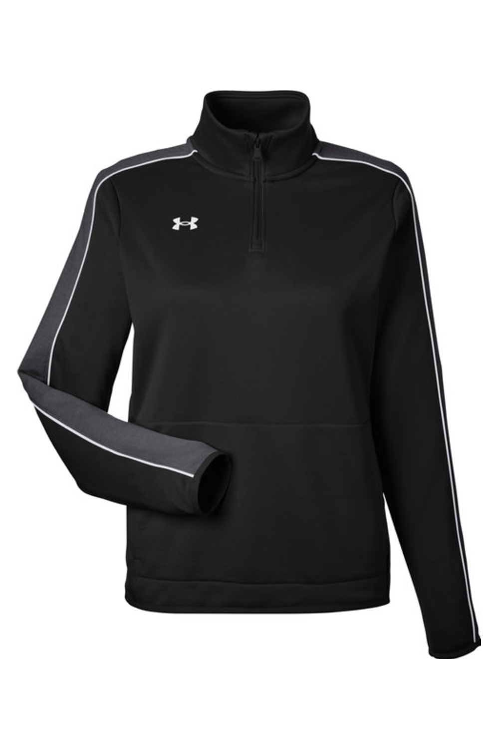 Under Armour Ladies' Command Quarter-Zip 2.0 in Black
