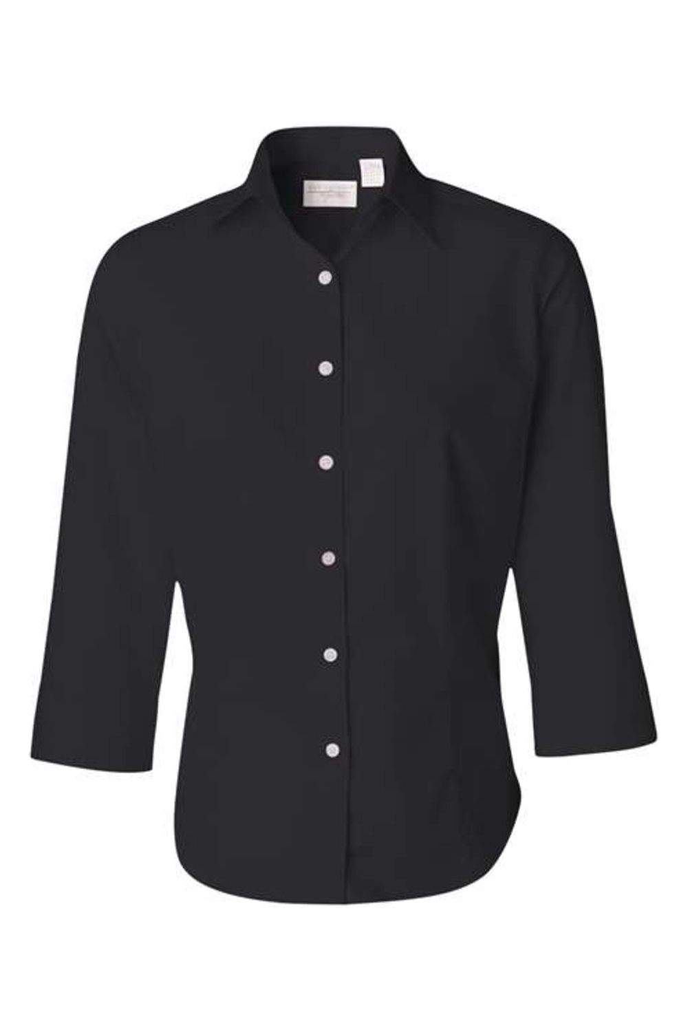 Van Heusen Women's Three-Quarter Sleeve Baby Twill Shirt