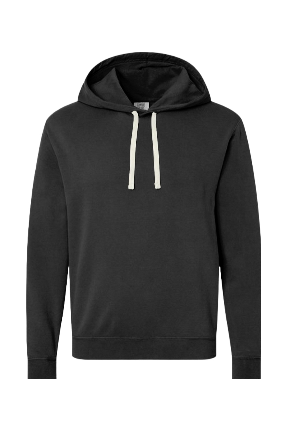 Comfort Colors Garment-Dyed Lightweight Fleece Hooded Sweatshirt in Black