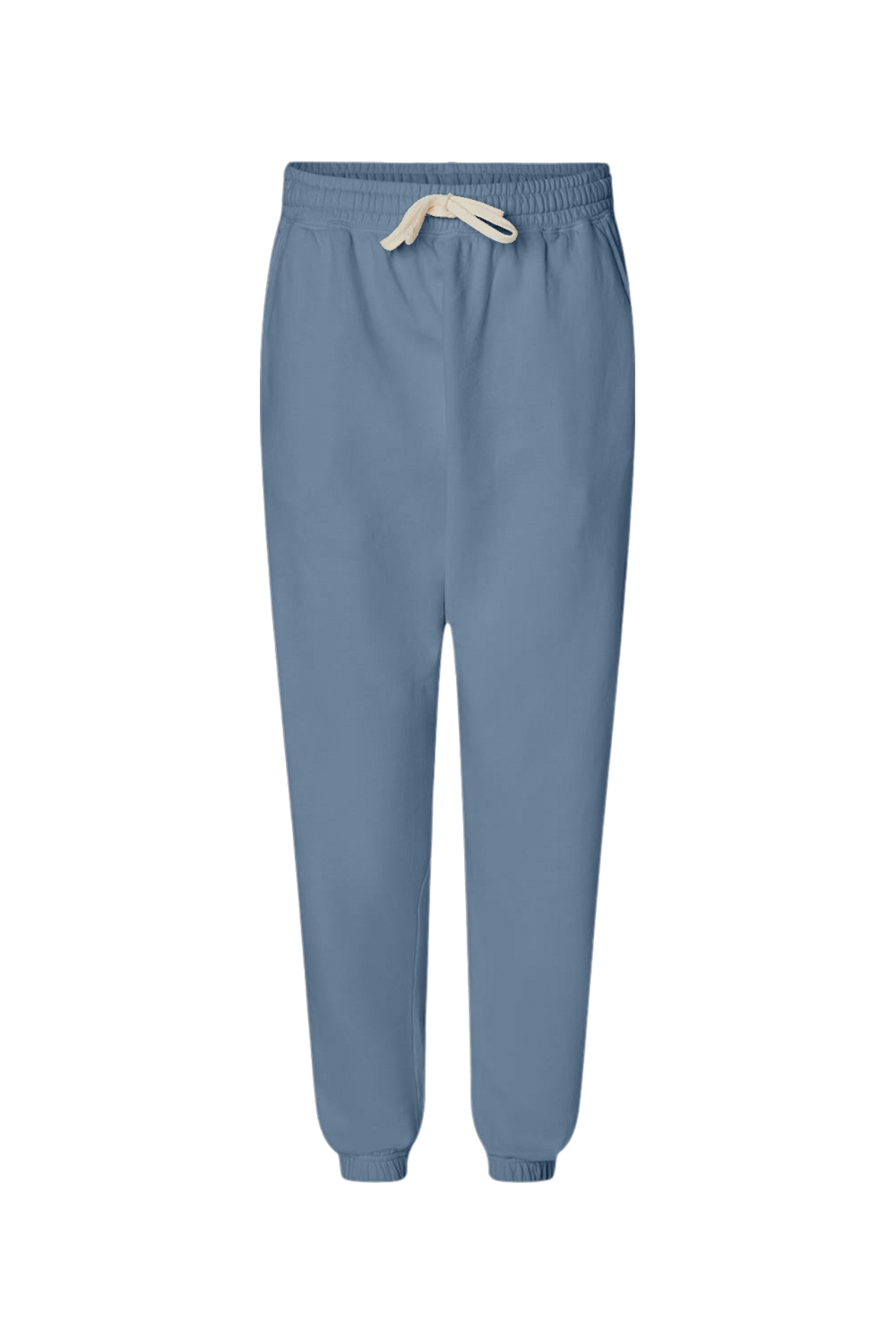 Comfort Colors Garment-Dyed Lightweight Fleece Sweatpants in Blue Jean