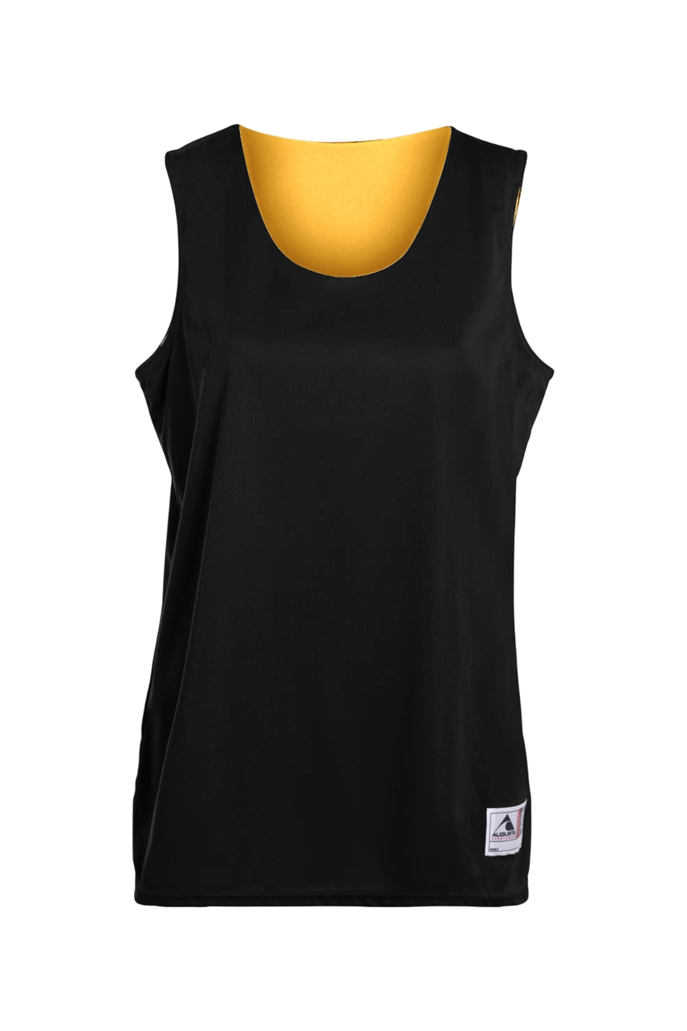 Augusta Sportswear Women's Reversible Wicking Tank Top in Black/ Gold