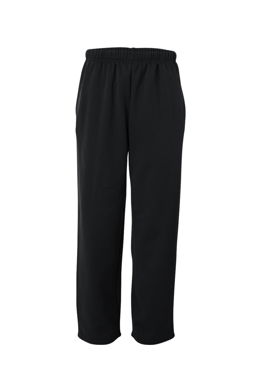 Dropship Badger Performance Fleece Open-Bottom Sweatpants in Black