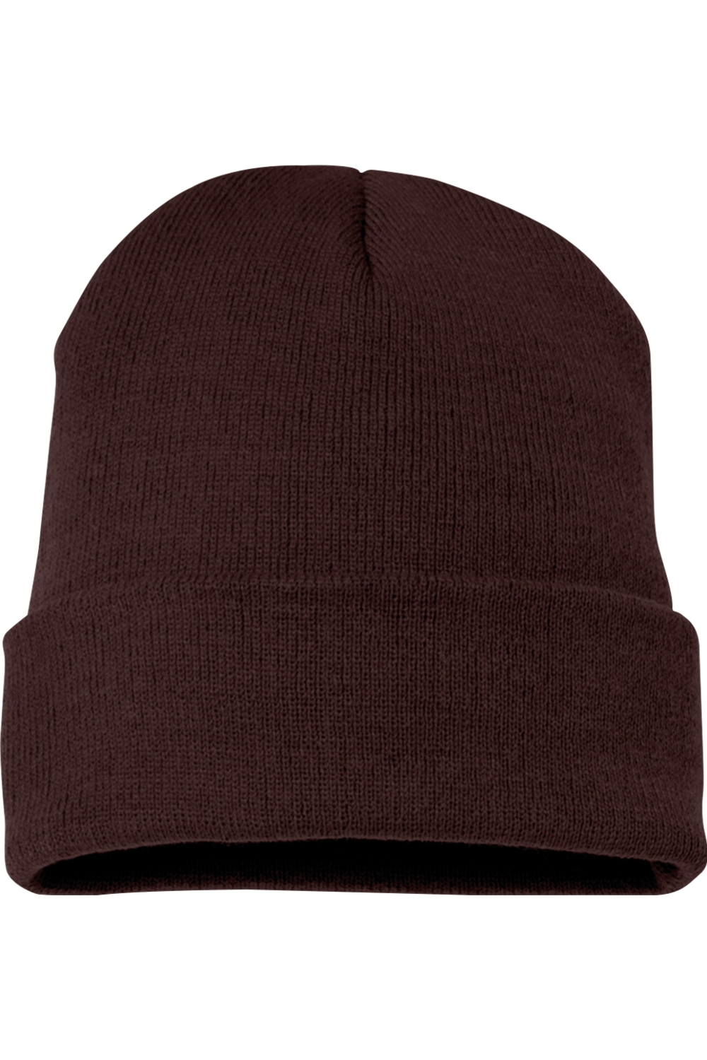 Yupoong Classics Cuffed Beanie in Brown