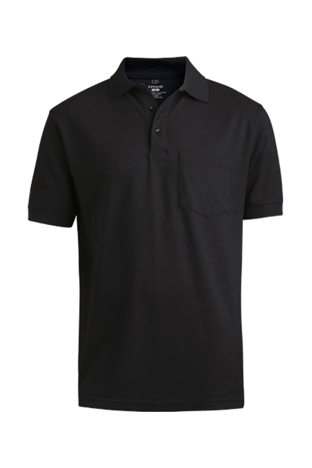 EDWARDS SOFT TOUCH PIQUE POLO WITH POCKET