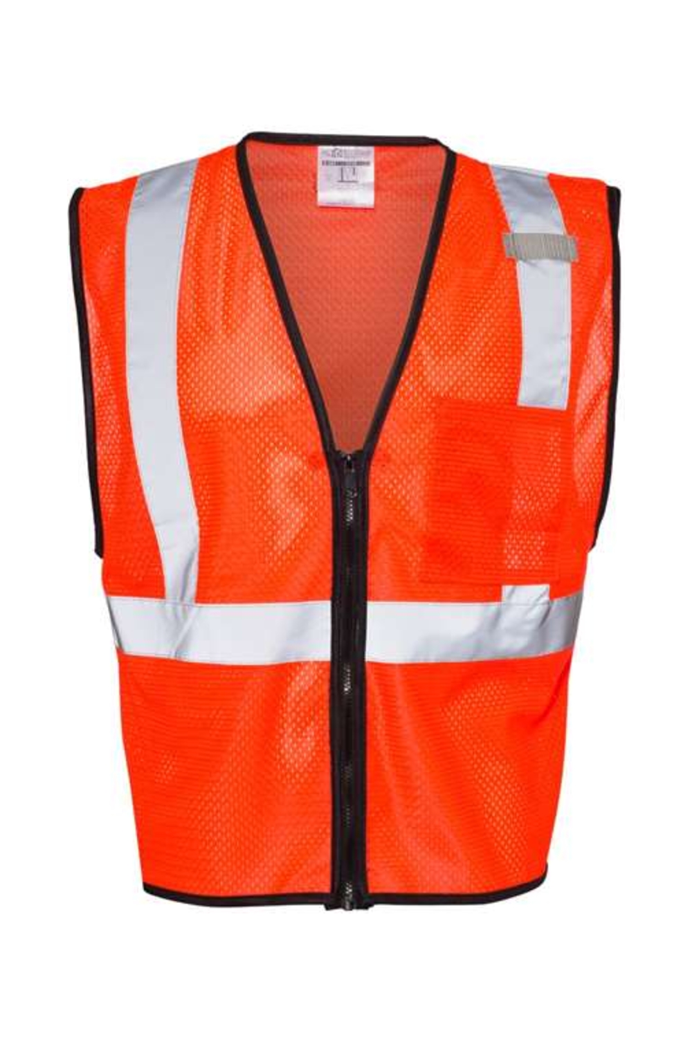 Kishigo Single Pocket Zipper Mesh Class 2 Vest