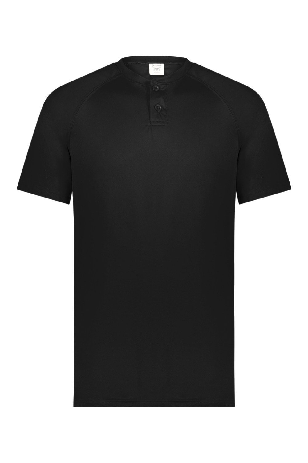 Augusta Sportswear Attain Two-Button Jersey in Black