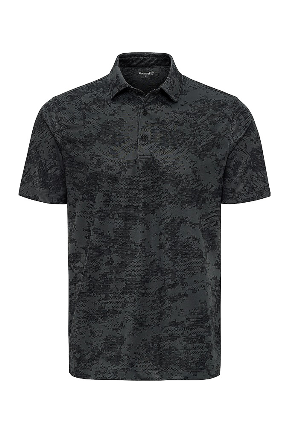 Paragon Monterey Printed Polo in Black