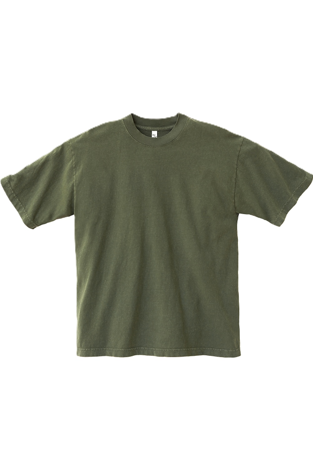 Los Angeles Apparel S/S Garment Dye Crewneck 6.5oz in Army