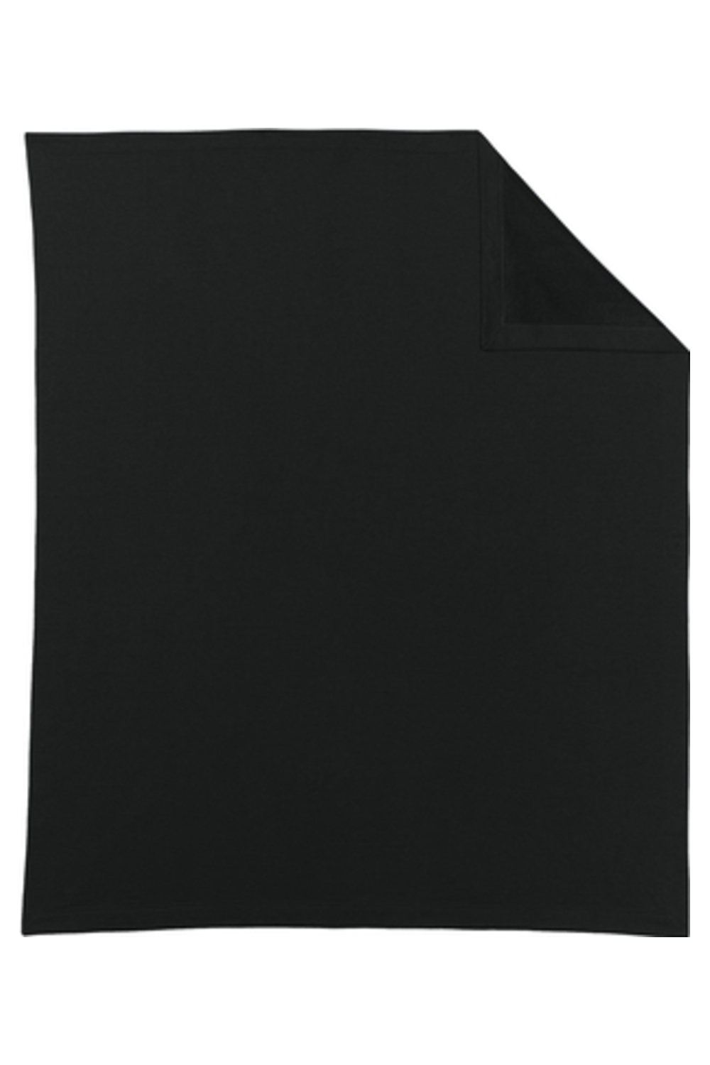 Gildan Heavy-Blend Fleece Stadium Blanket in Black
