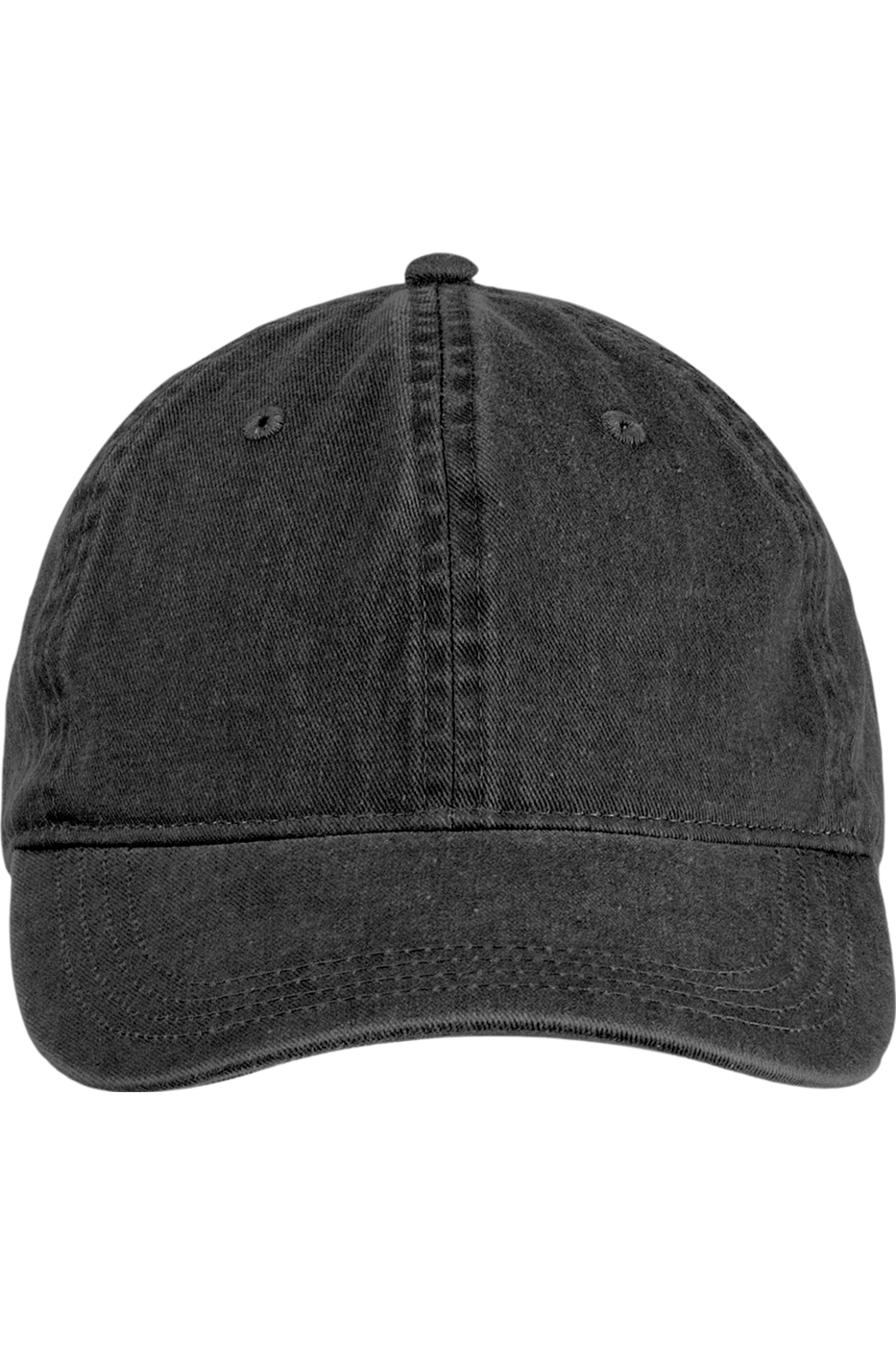 Authentic Pigment Pigment-Dyed Baseball Cap in Black