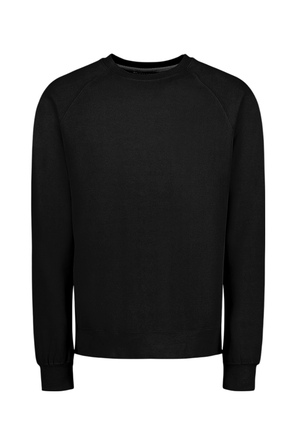 Drop Ship Bayside Union-Made Crewneck Sweatshirt in Black