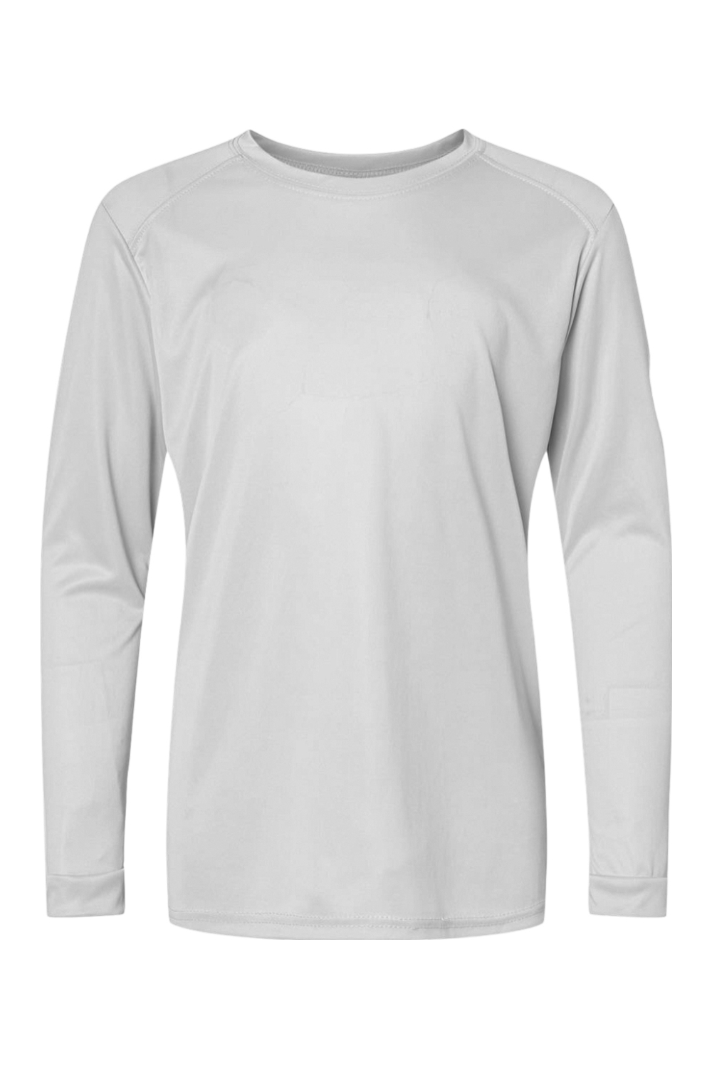 Paragon Youth Long Islander Performance Long Sleeve T-Shirt in Aluminum