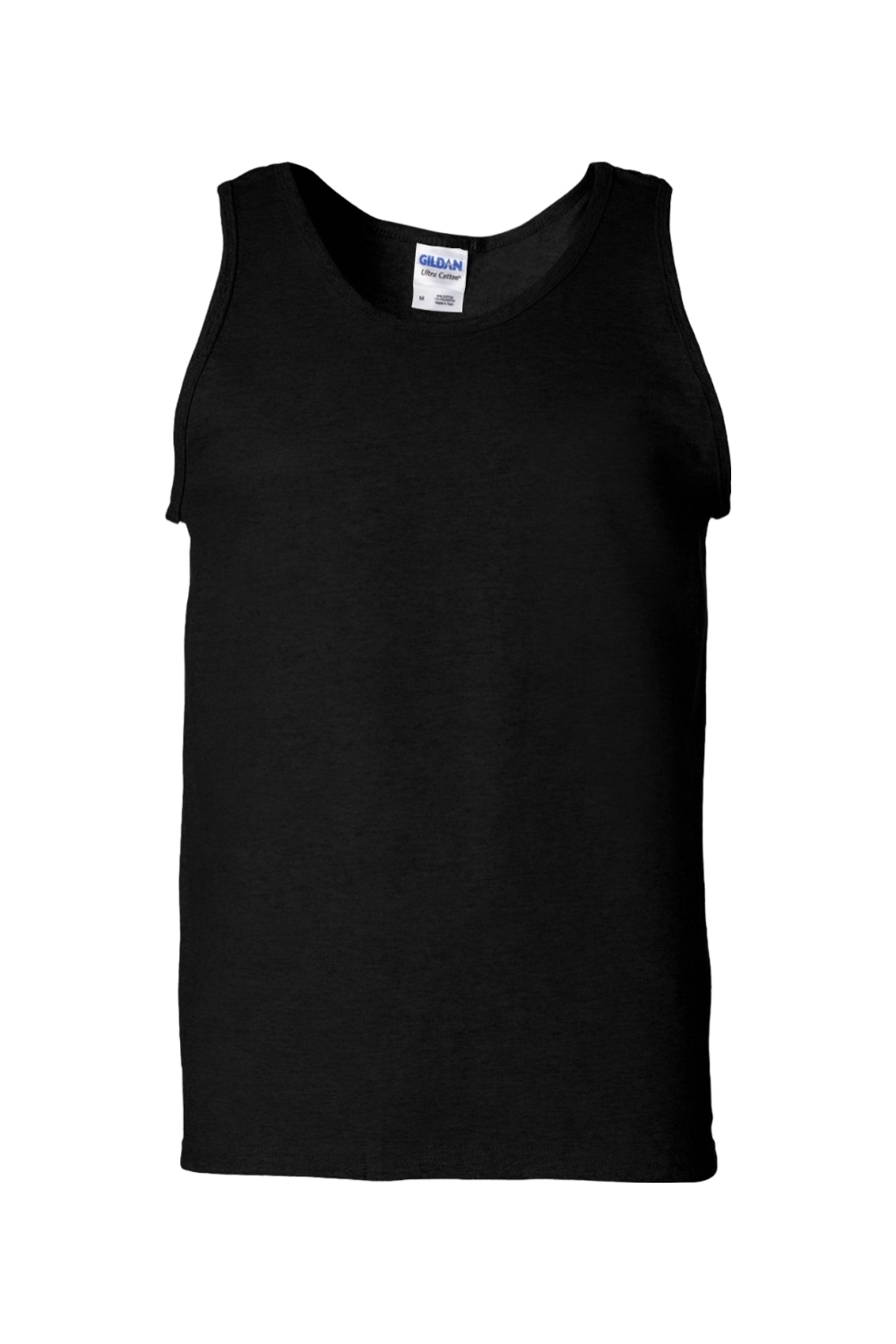 Gildan Ultra Cotton Tank Top in Black