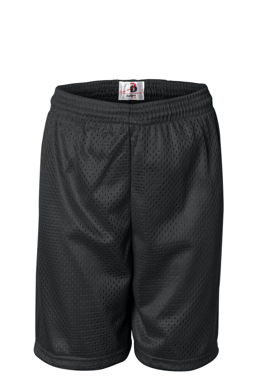 Badger Youth Pro Mesh 6" Shorts (220700) in Black