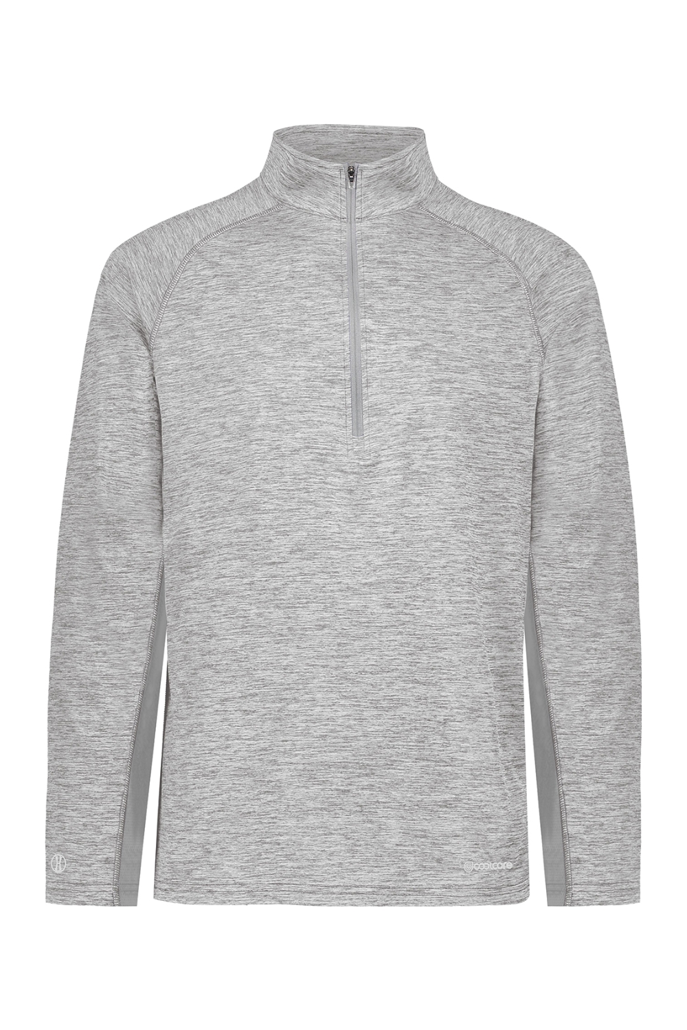Holloway Electrify CoolCore Quarter-Zip Pullover in Athletic Grey Heather