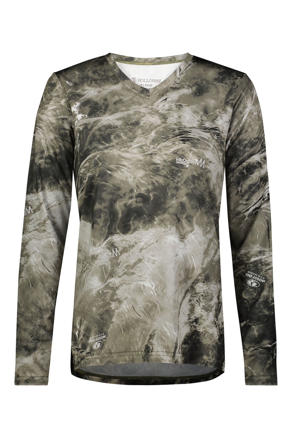 Holloway Ladies Mossy Oak Momentum Long Sleeve Tee in Wakeform Gale