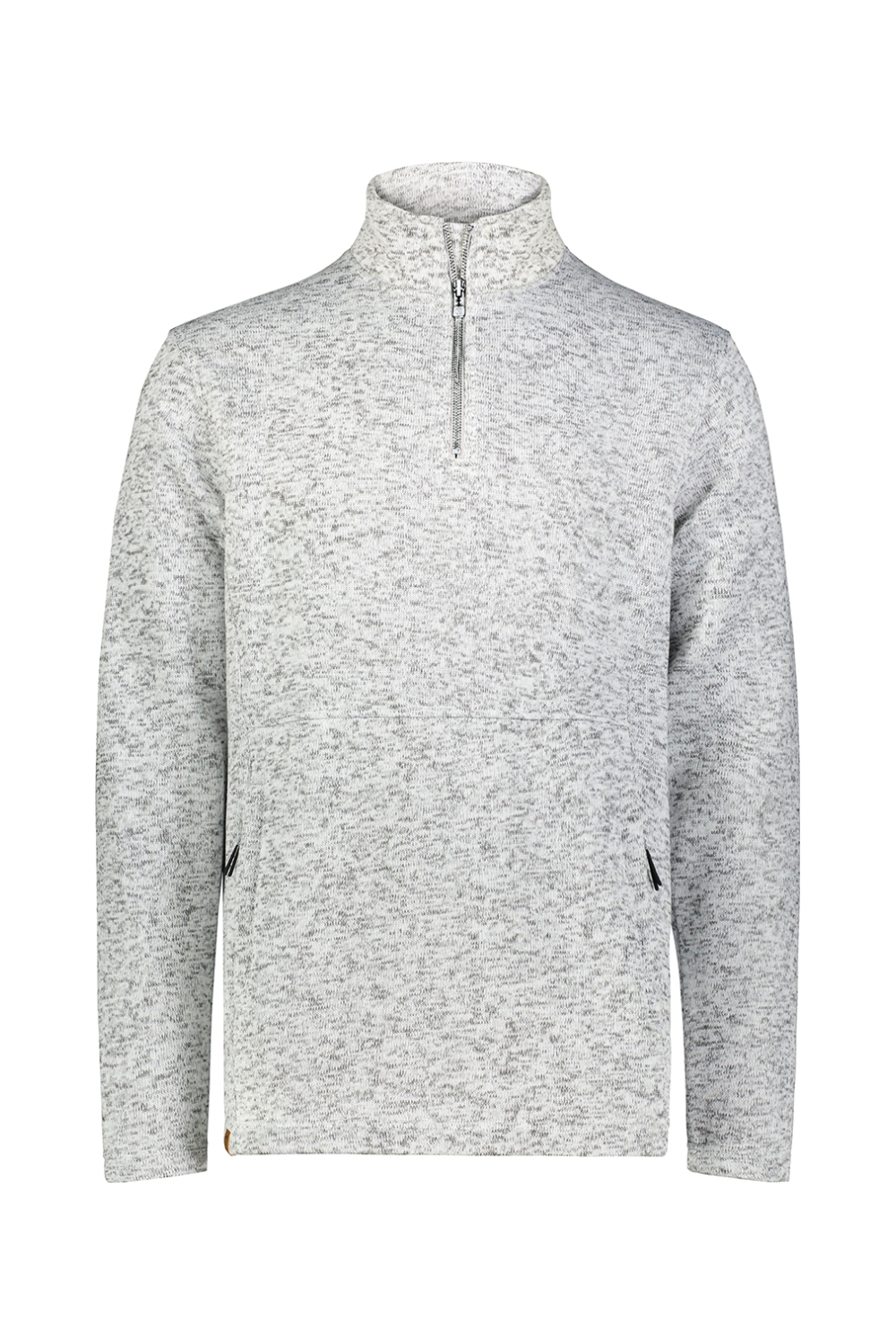 Holloway Alpine Sweater Fleece 1/4 Zip Pullover in Silver Heather