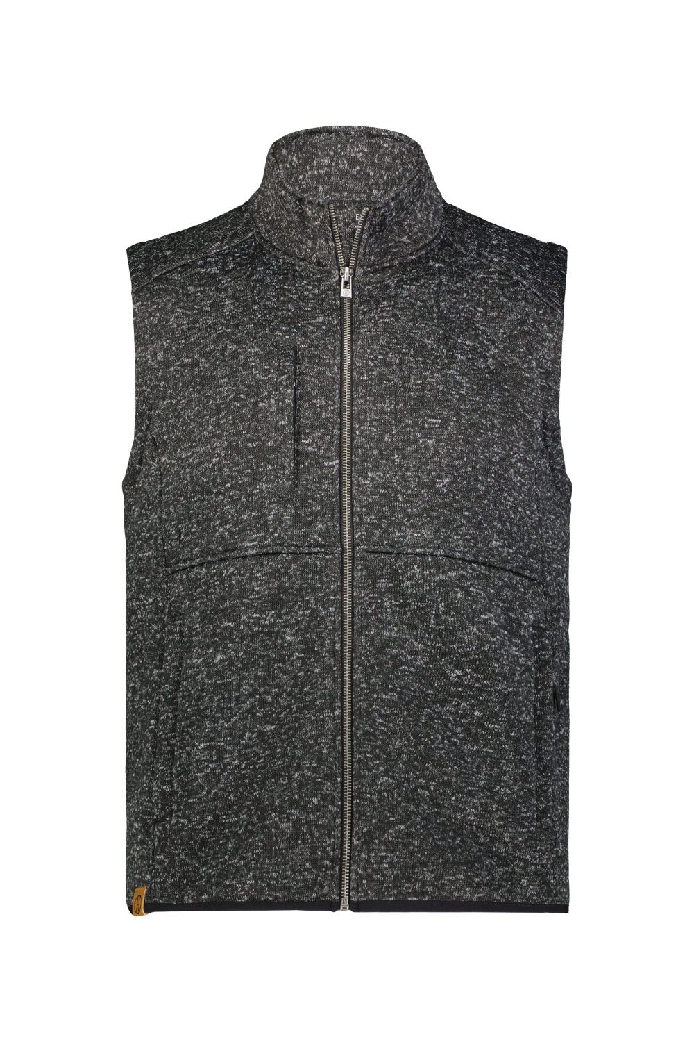 Holloway Eco-Revive Alpine Sweater Fleece Vest in Black Heather