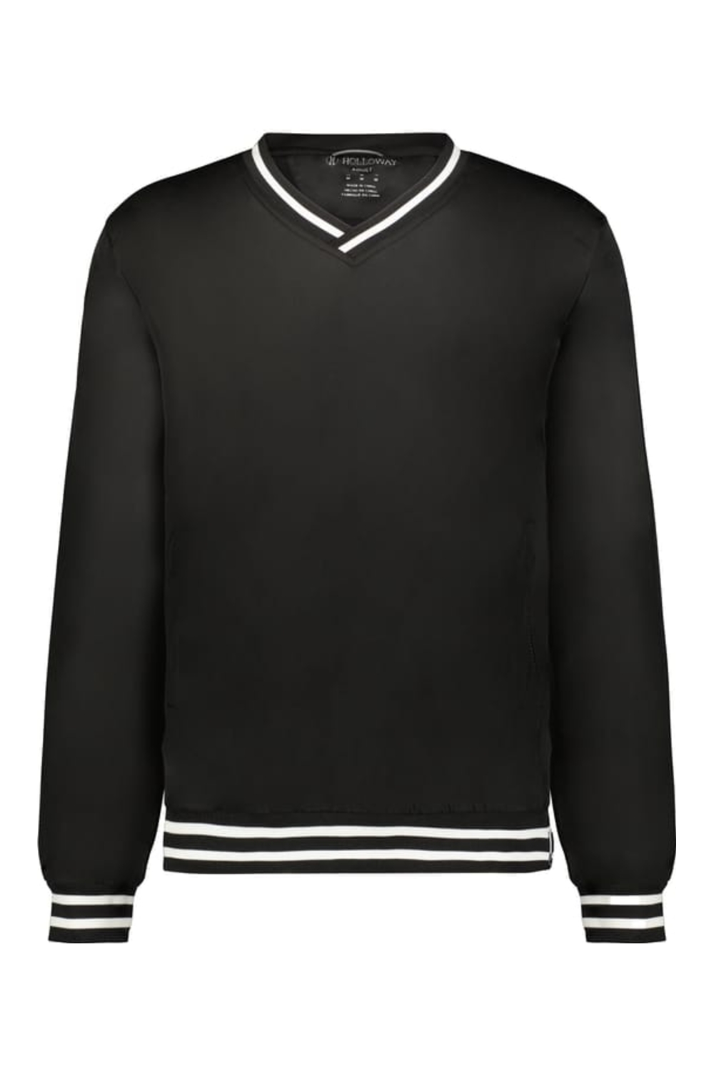 Holloway Heritage Windshirt in Black/ White