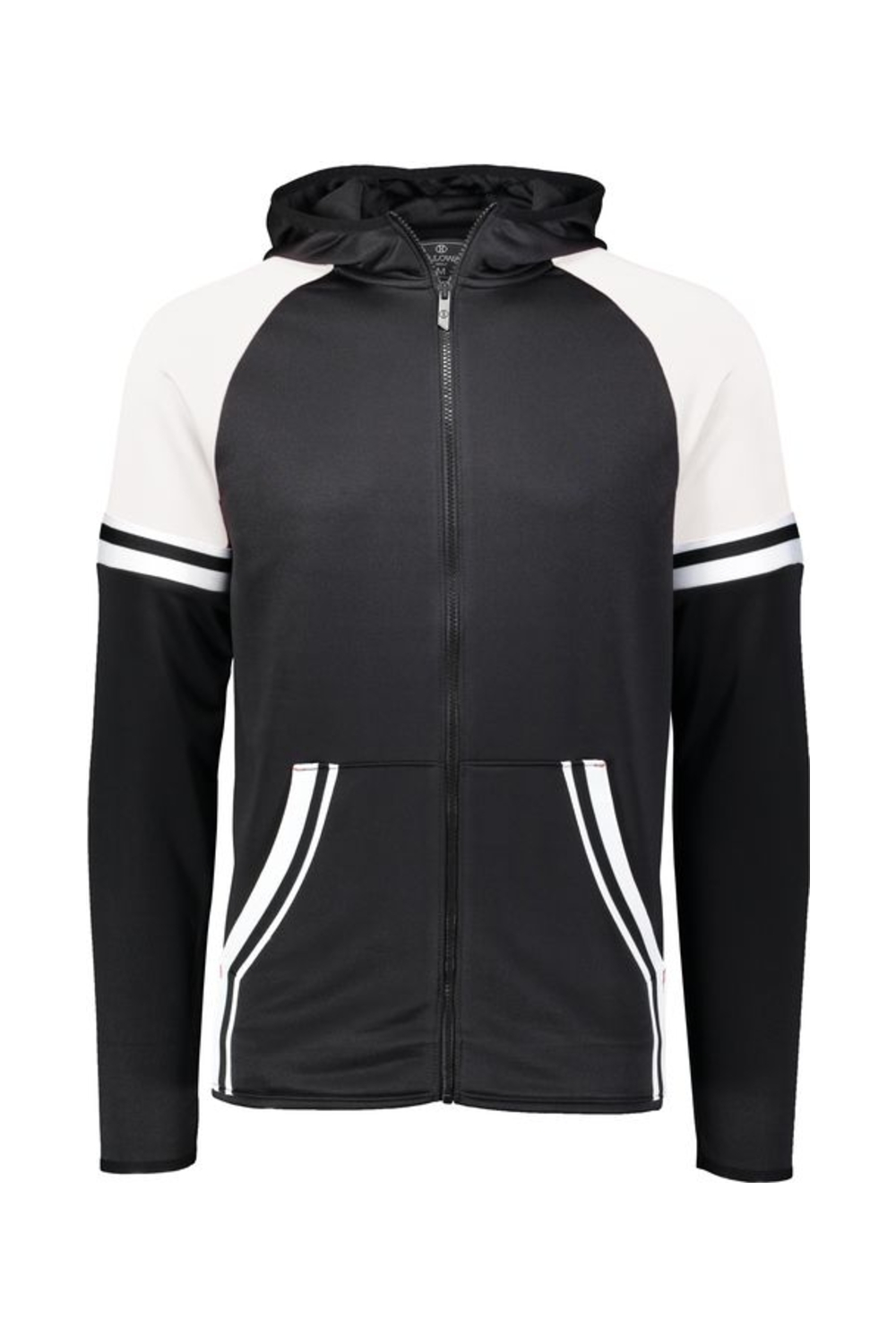 Dropship Holloway Retro Grade Jacket in Black/White