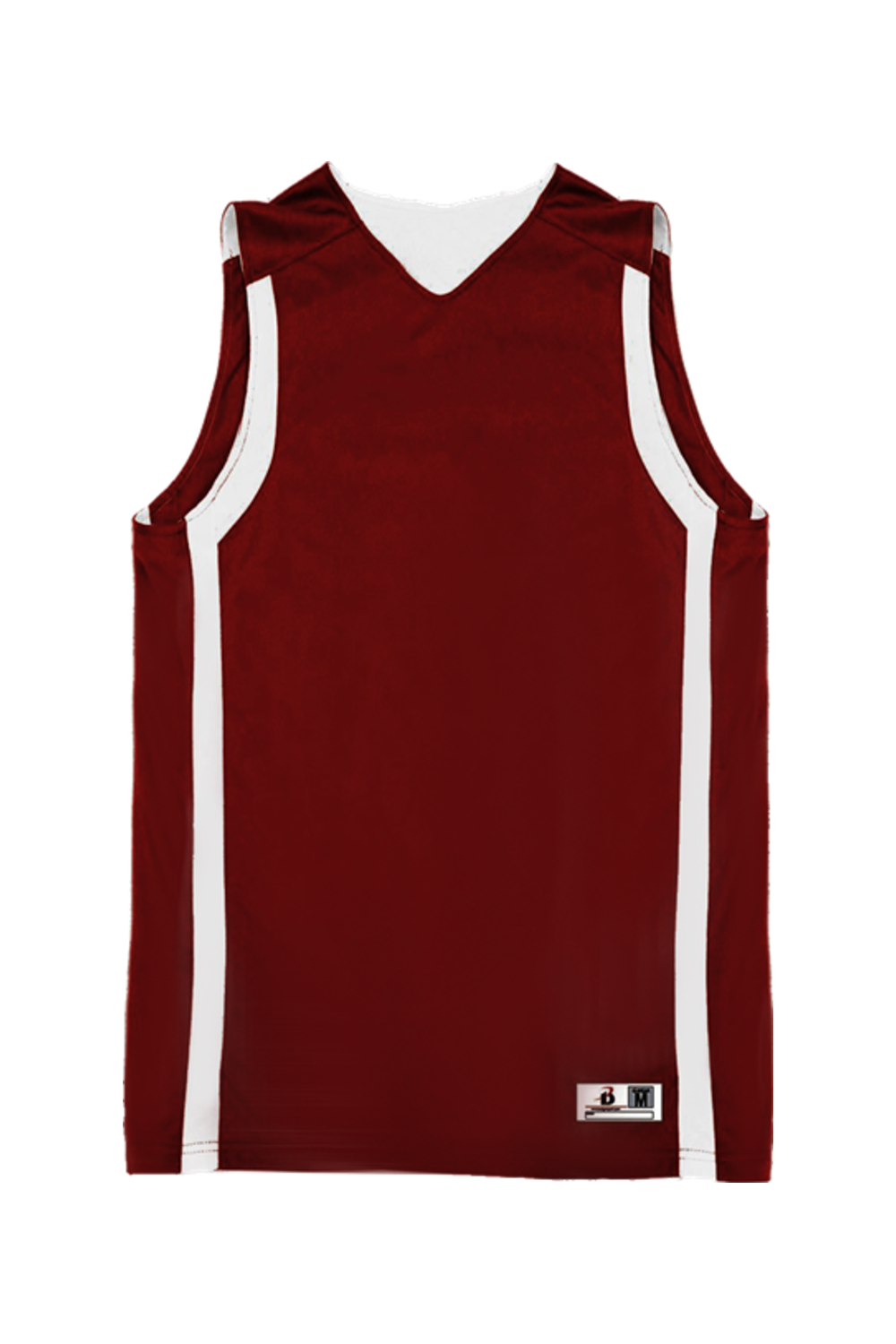 Badger B-Slam Rev. Youth Tank in Cardinal/ White