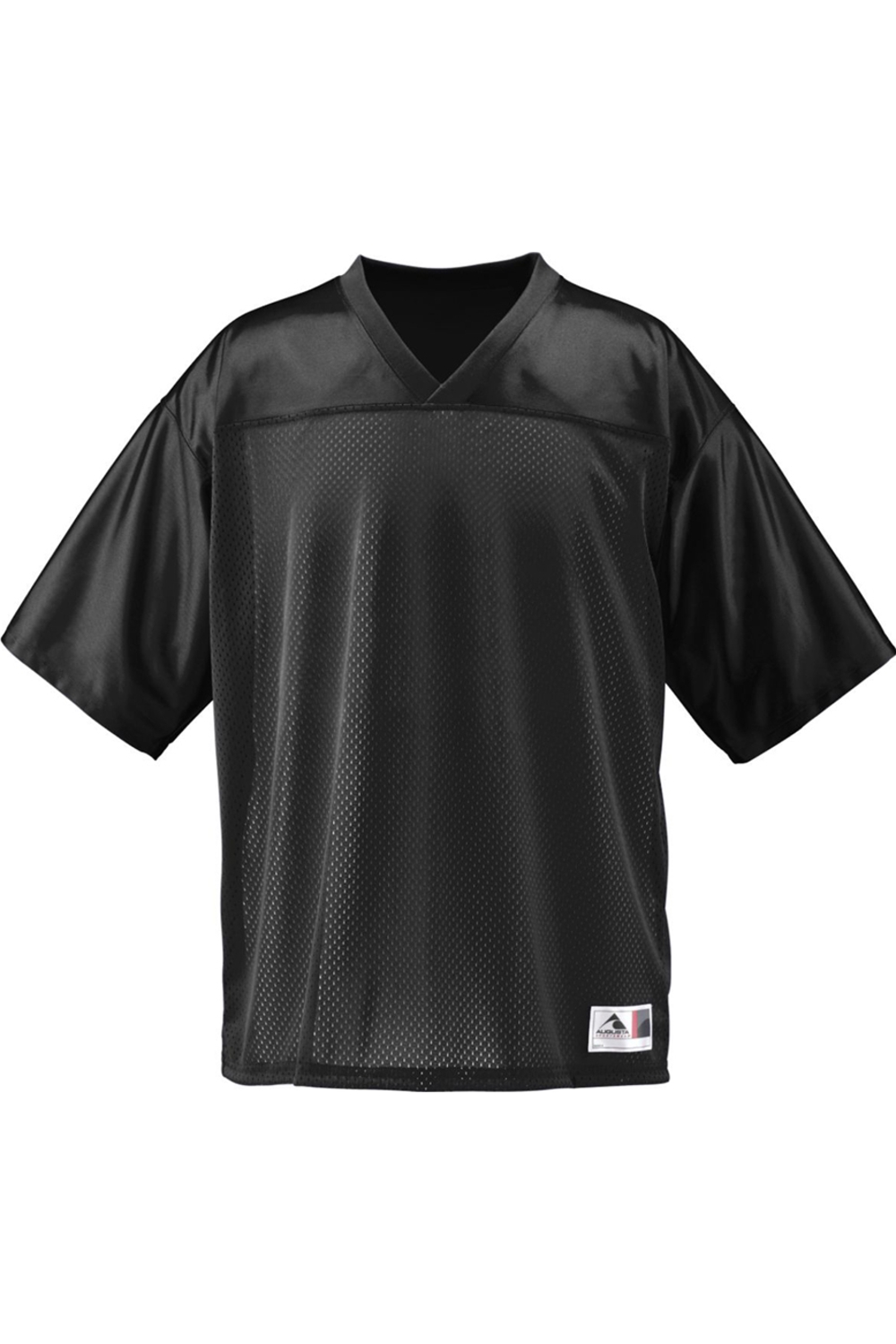 Augusta Sportswear Stadium Replica Football Jersey in Black