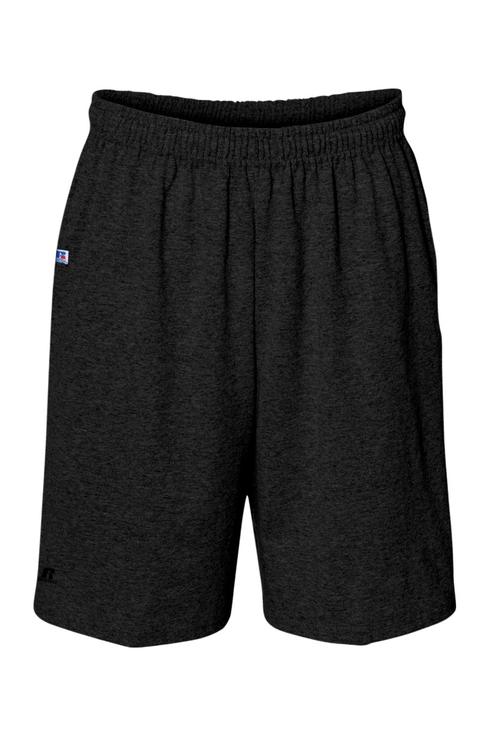 Russell Athletic Cotton Classic Jersey Shorts with Pockets in Black
