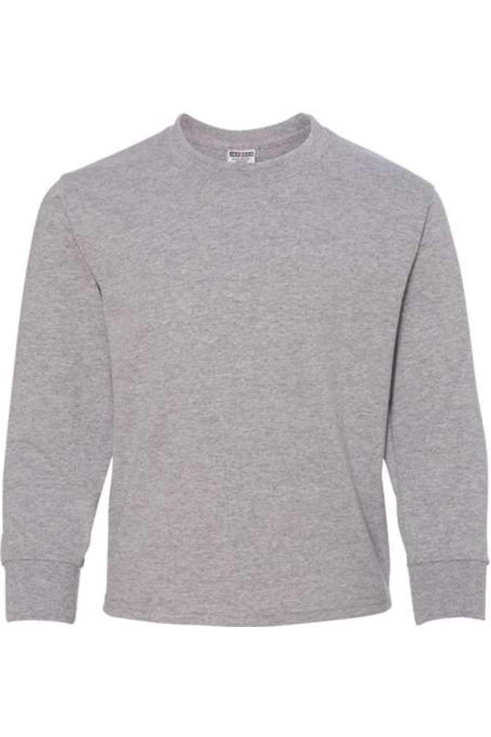 Jerzees Youth Dri-Power 50/50 Cotton/Poly Long Sleeve in Athletic Heather