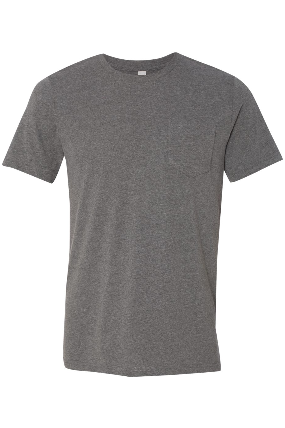 BELLA + CANVAS Jersey Pocket Tee in Deep Heather
