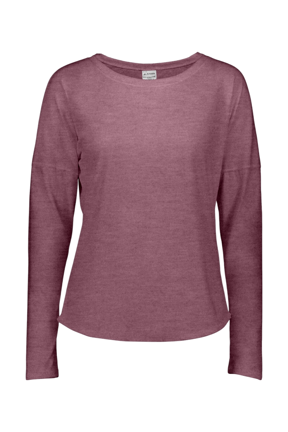 Augusta Sportswear Women's Lux Triblend Long Sleeve T-Shirt in Dusty Rose Heather