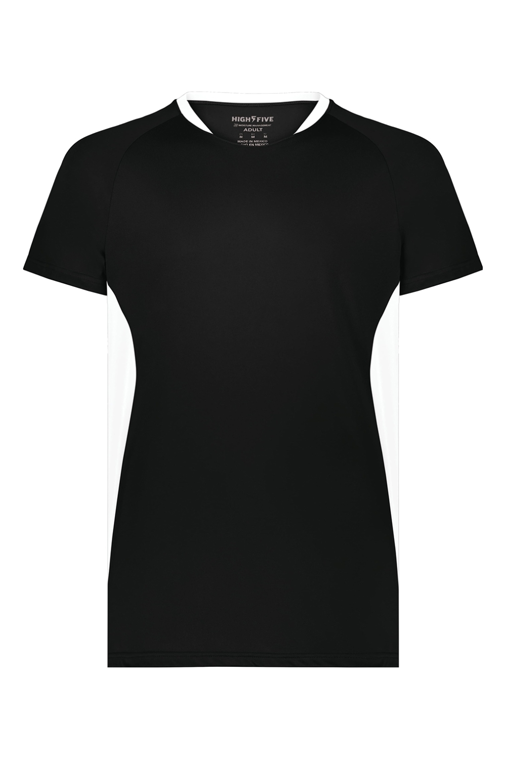 High Five Youth Madrid Soccer Jersey in Black/ White