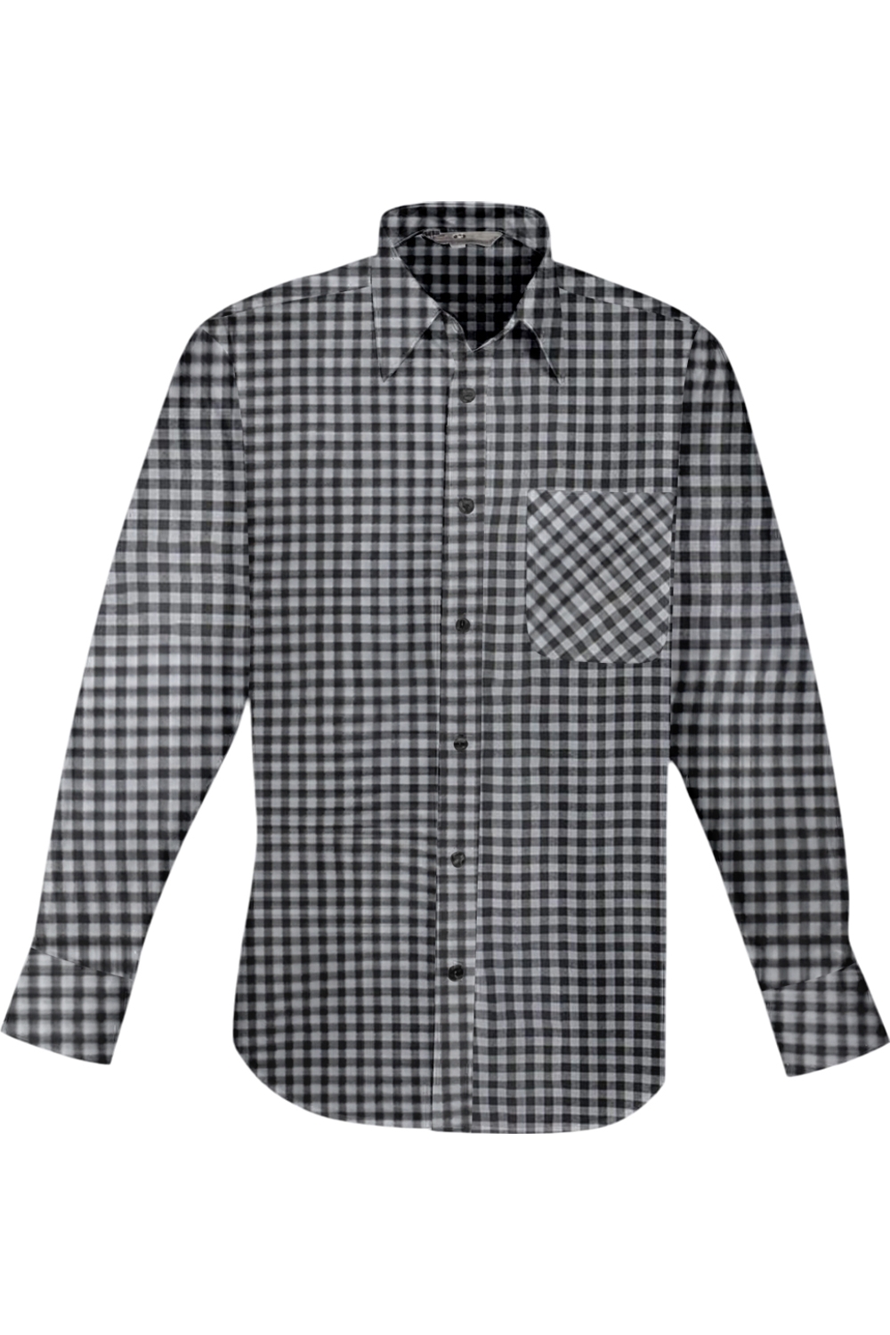 Burnside Technical Stretch Burn Shirt in Grey/ Black