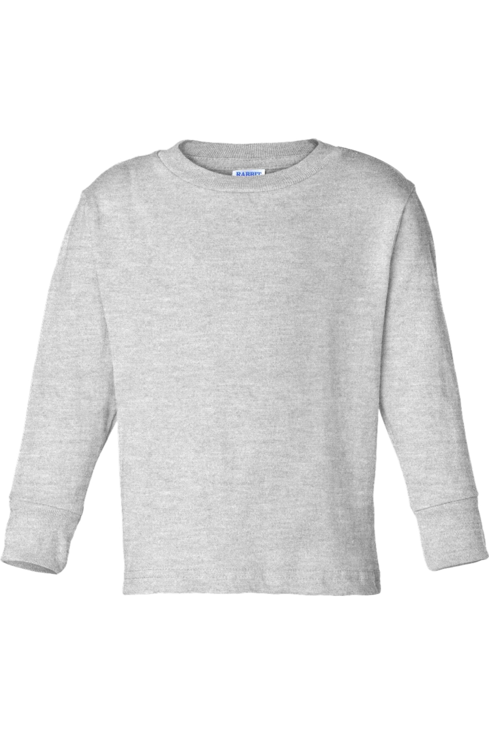 Rabbit Skins Toddler Long Sleeve Cotton Jersey Tee in Heather