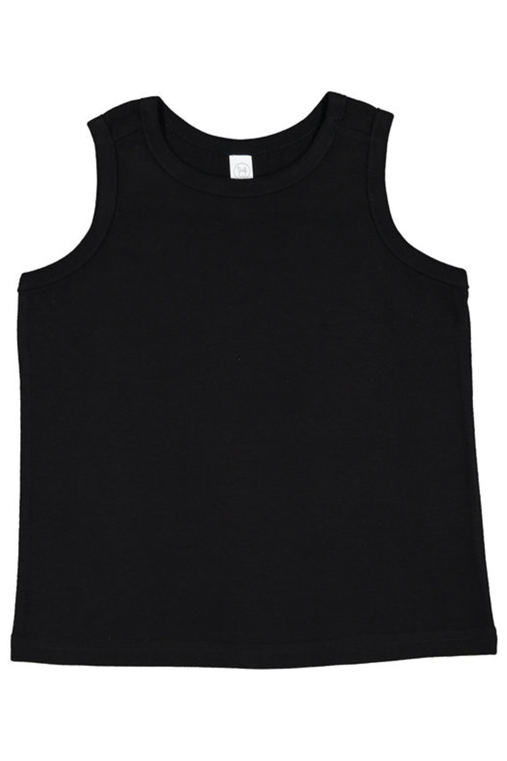 Rabbit Skins Toddler Fine Jersey Tank in Black