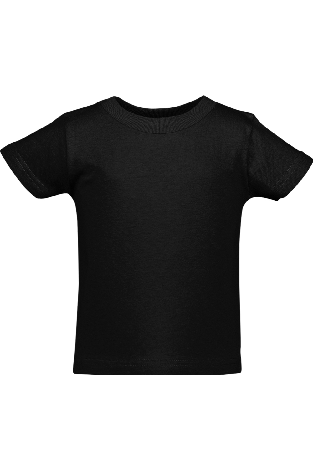Infant Rabbit Skins Cotton Jersey Tee in Black