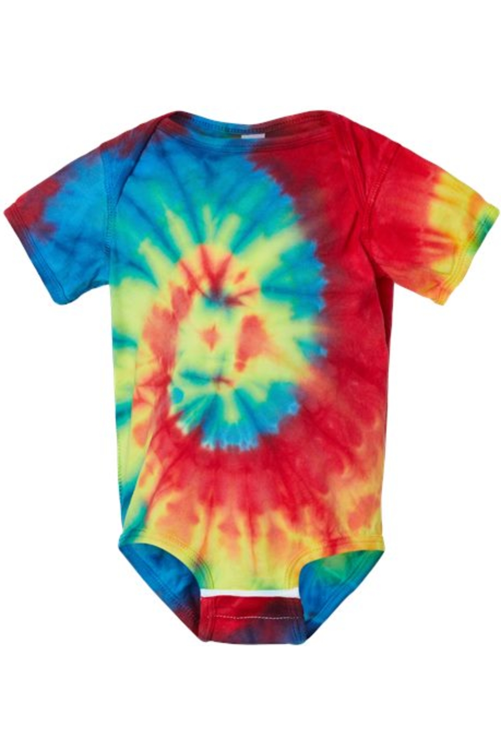 Dyenomite Infant Spiral Tie-Dyed Onesie