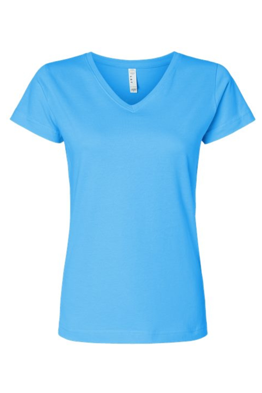 LAT Women's Fine Jersey V-Neck Tee