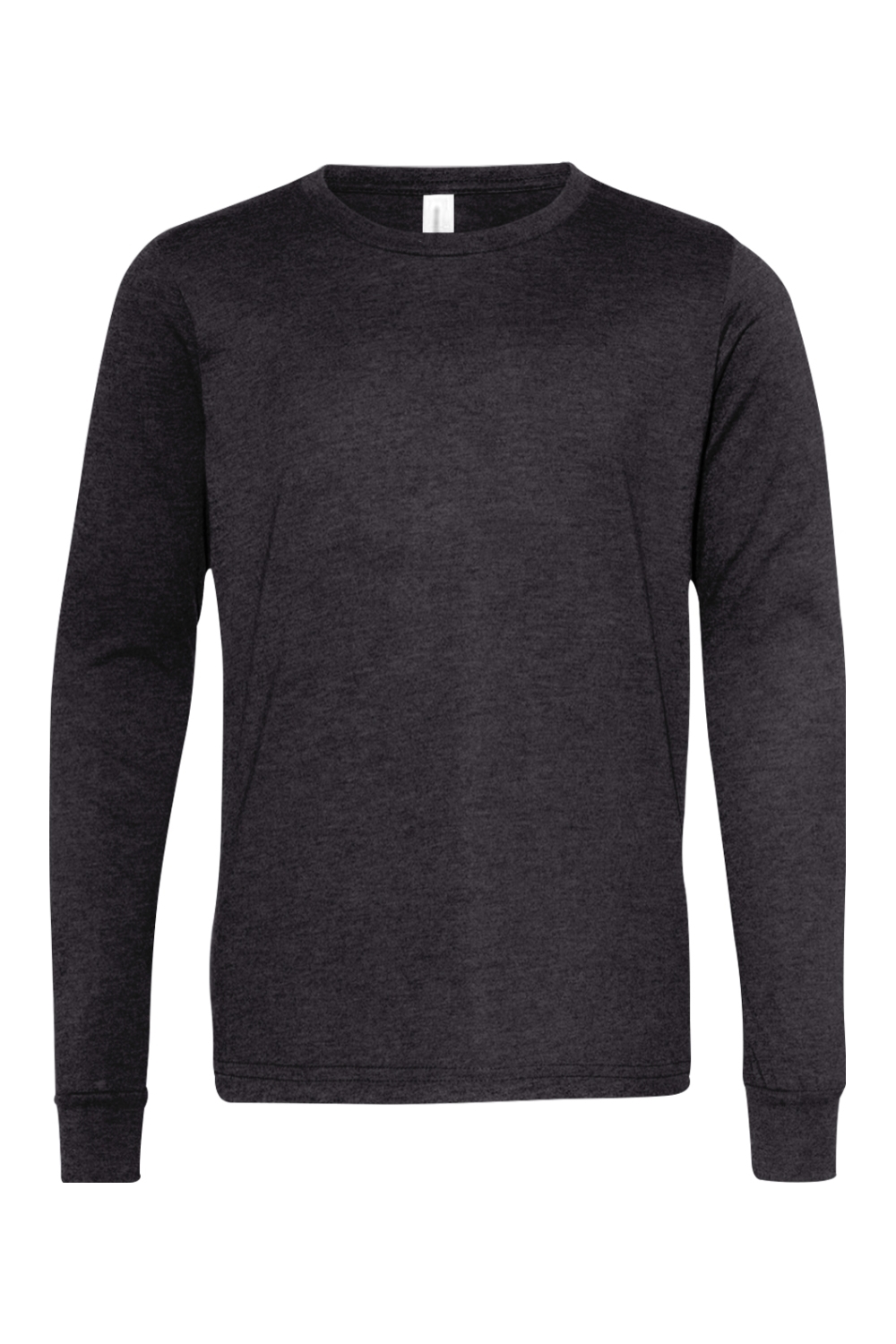 Bella + Canvas - Youth Triblend Long Sleeve Tee in Charcoal Black Triblend